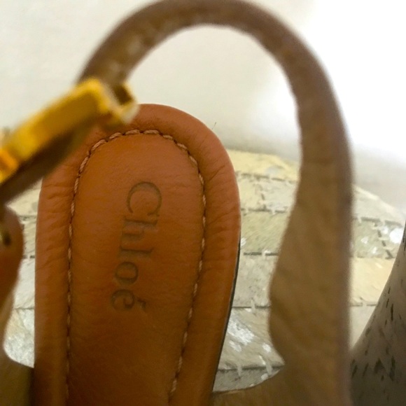 CHLOE Collection Wedge Cork Sandal - Picture 7 of 8